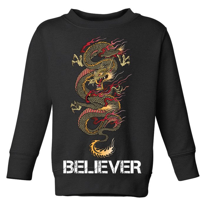 Believer Of Dragons Toddler Sweatshirt