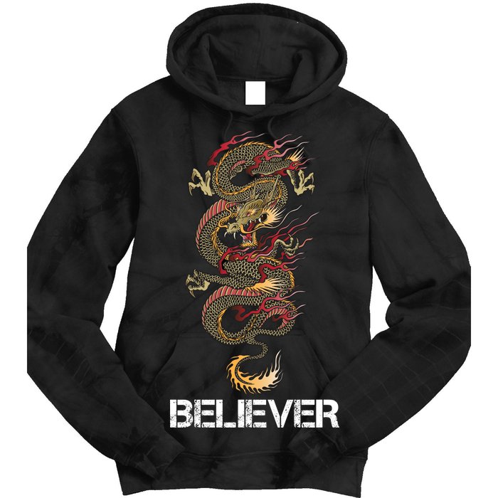 Believer Of Dragons Tie Dye Hoodie