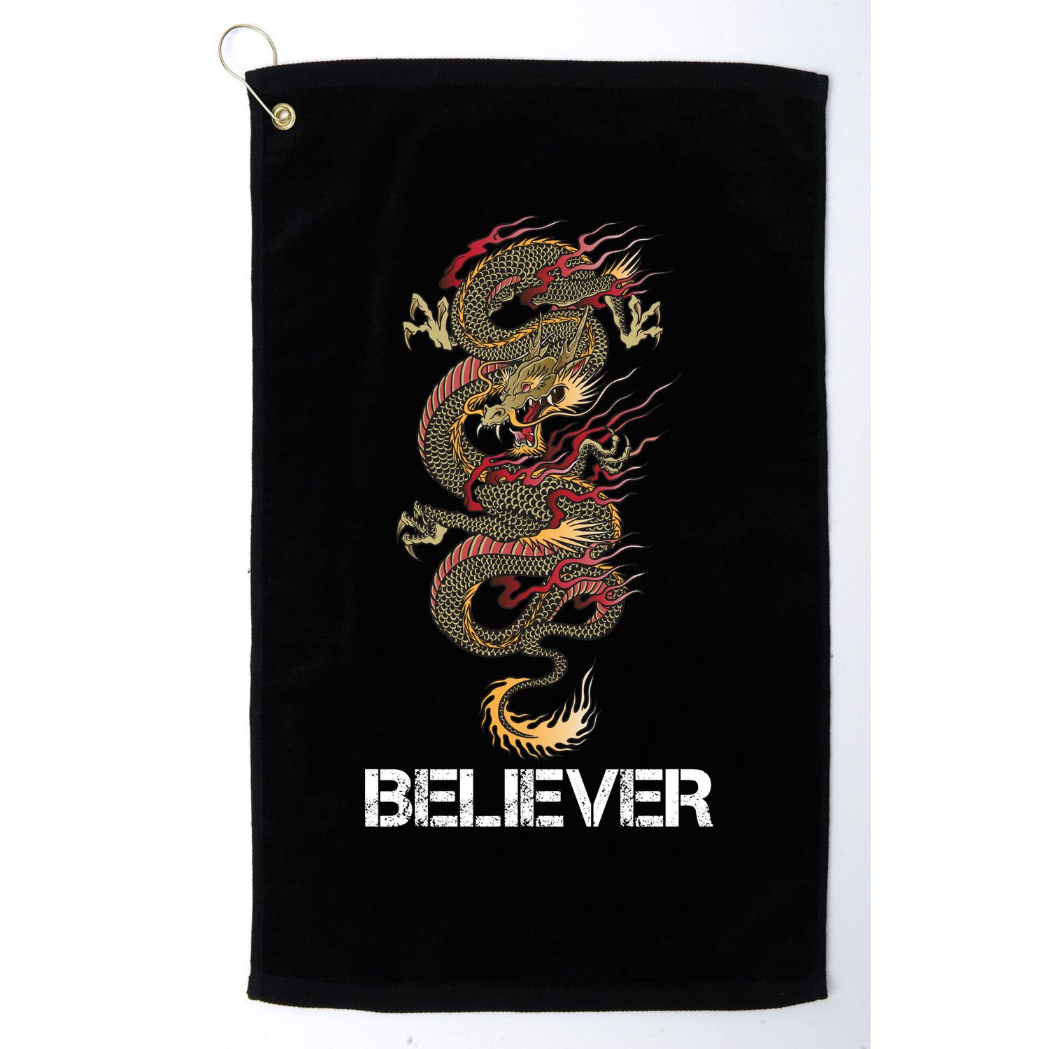 Believer Of Dragons Golf Towel