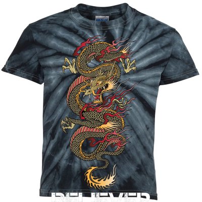 Believer Of Dragons Kids Tie-Dye T-Shirt