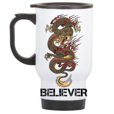 Believer Of Dragons Stainless Steel Travel Mug