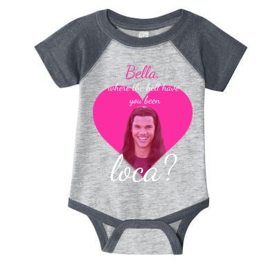 Bella Where The Hell Have You Been Loca? Infant Baby Jersey Bodysuit