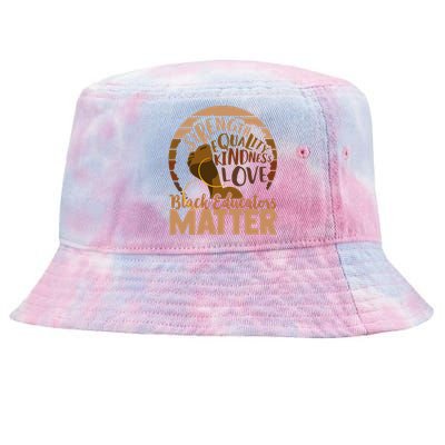 Black Educators Matter Cute Gift Tie-Dyed Bucket Hat