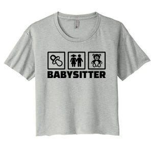 Babysitter Equipt Meaningful Gift Women's Crop Top Tee