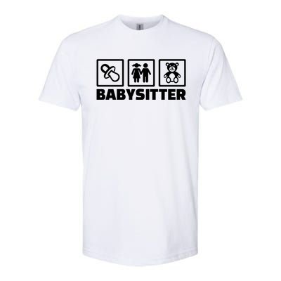 Babysitter Equipt Meaningful Gift Softstyle CVC T-Shirt