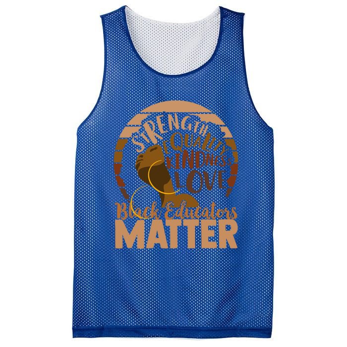 Black Educators Matter Gift Mesh Reversible Basketball Jersey Tank