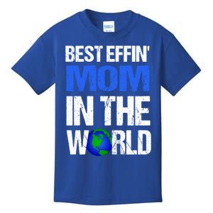 Best Effin Mom In The World Gift Kids T-Shirt