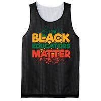 Black Educators Matter For Black History Month Gift Mesh Reversible Basketball Jersey Tank