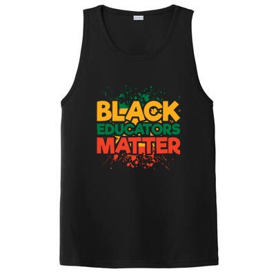 Black Educators Matter For Black History Month Gift PosiCharge Competitor Tank