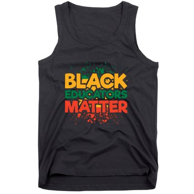 Black Educators Matter For Black History Month Gift Tank Top