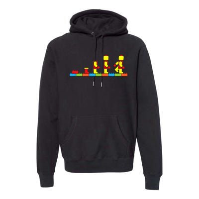 Bricks Evolution Master Builder Building Blocks Premium Hoodie