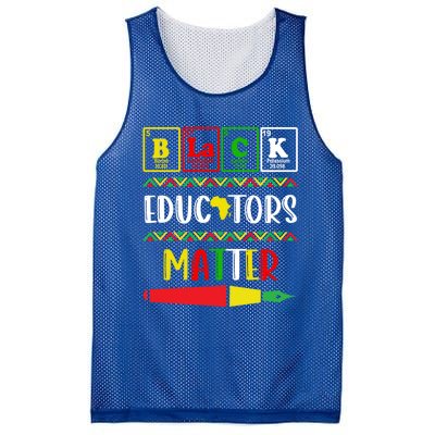 Black Educators Matter Juneteenth Black History Month Great Gift Mesh Reversible Basketball Jersey Tank