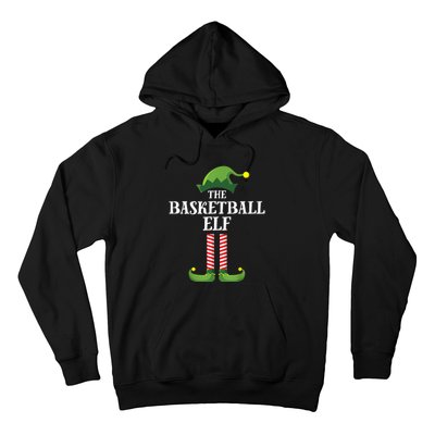 Basketball Elf Matching Family Group Christmas Party Hoodie