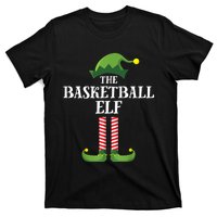 Basketball Elf Matching Family Group Christmas Party T-Shirt