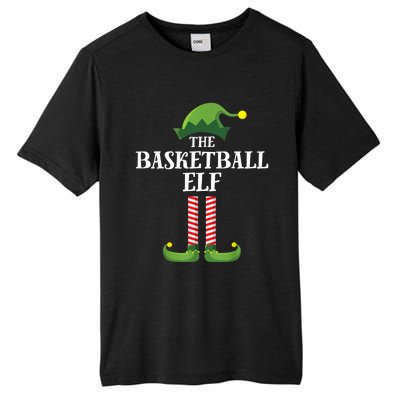 Basketball Elf Matching Family Group Christmas Party Tall Fusion ChromaSoft Performance T-Shirt