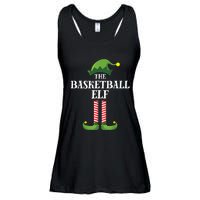 Basketball Elf Matching Family Group Christmas Party Ladies Essential Flowy Tank