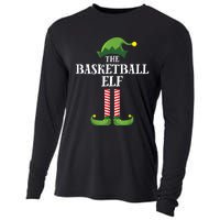 Basketball Elf Matching Family Group Christmas Party Cooling Performance Long Sleeve Crew