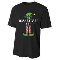 Basketball Elf Matching Family Group Christmas Party Performance Sprint T-Shirt