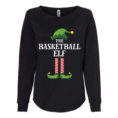 Basketball Elf Matching Family Group Christmas Party Womens California Wash Sweatshirt