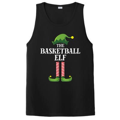 Basketball Elf Matching Family Group Christmas Party PosiCharge Competitor Tank