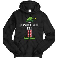 Basketball Elf Matching Family Group Christmas Party Tie Dye Hoodie