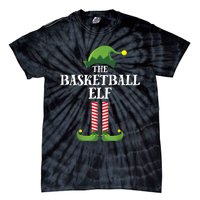 Basketball Elf Matching Family Group Christmas Party Tie-Dye T-Shirt