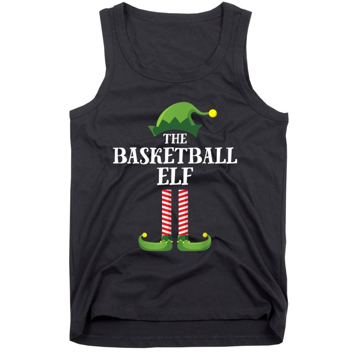 Basketball Elf Matching Family Group Christmas Party Tank Top