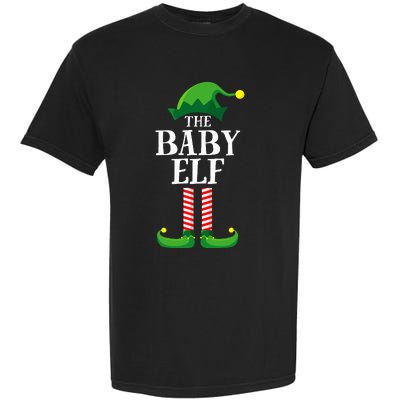 Baby Elf Matching Family Group Christmas Party Pyjamas Garment-Dyed Heavyweight T-Shirt