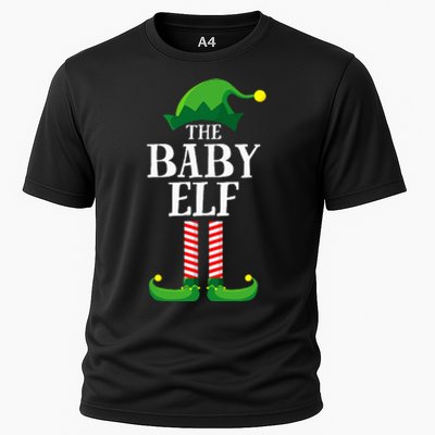 Baby Elf Matching Family Group Christmas Party Pyjamas Cooling Performance Crew T-Shirt