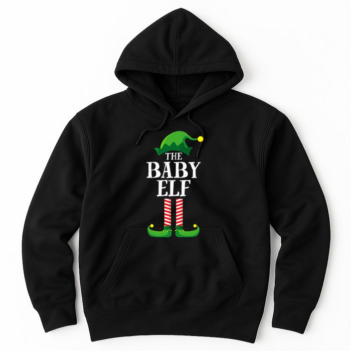 Baby Elf Matching Family Group Christmas Party Pyjamas Hoodie