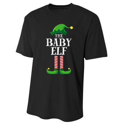 Baby Elf Matching Family Group Christmas Party Pyjamas Performance Sprint T-Shirt