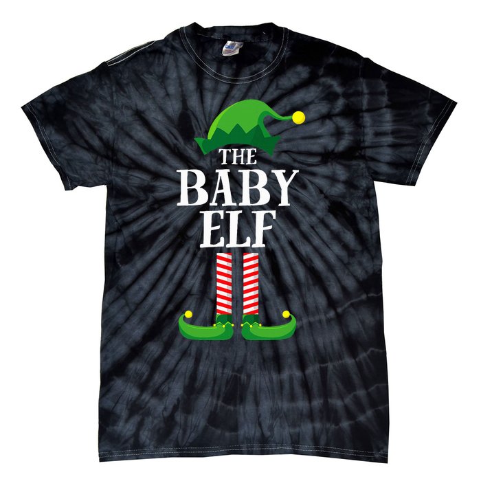 Baby Elf Matching Family Group Christmas Party Pyjamas Tie-Dye T-Shirt