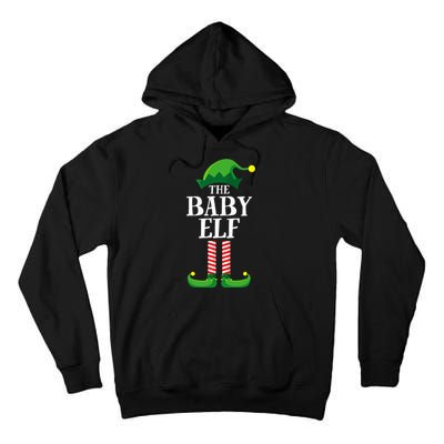 Baby Elf Matching Family Group Christmas Party Pyjamas Tall Hoodie