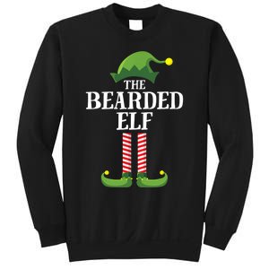 Bearded Elf Matching Family Group Christmas Party Elf Sweatshirt