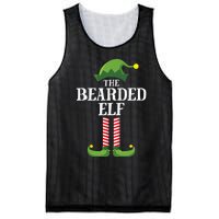 Bearded Elf Matching Family Group Christmas Party Elf Mesh Reversible Basketball Jersey Tank