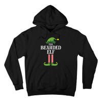 Bearded Elf Matching Family Group Christmas Party Elf Tall Hoodie