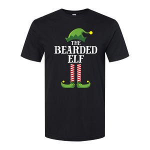 Bearded Elf Matching Family Group Christmas Party Elf Softstyle CVC T-Shirt