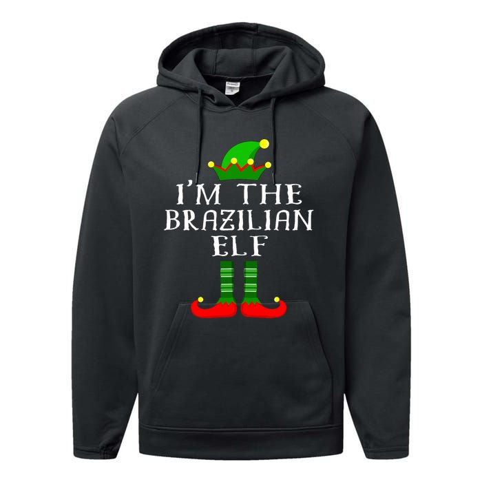 Brazilian Elf Matching Family Christmas Performance Fleece Hoodie