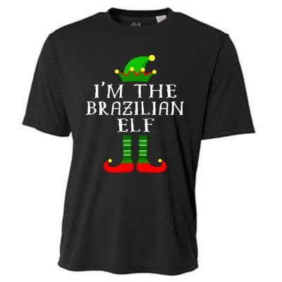 Brazilian Elf Matching Family Christmas Cooling Performance Crew T-Shirt