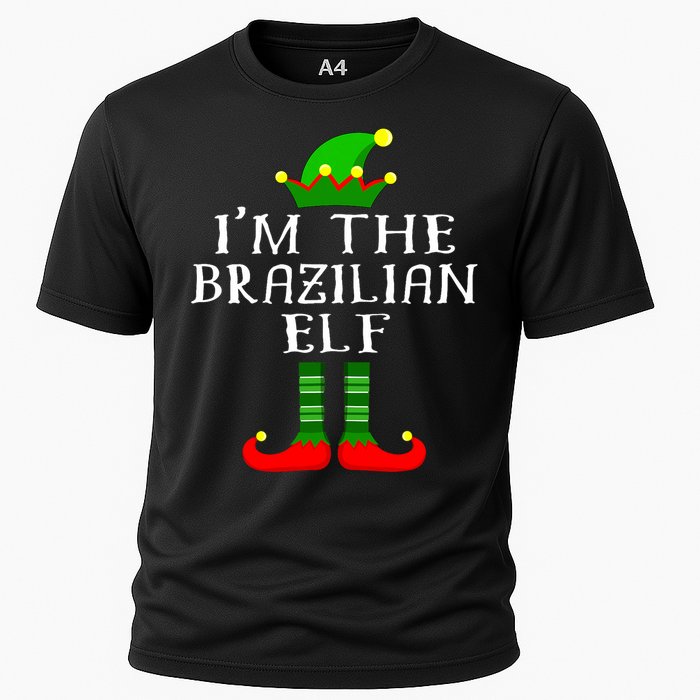 Brazilian Elf Matching Family Christmas Cooling Performance Crew T-Shirt