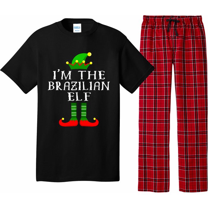 Brazilian Elf Matching Family Christmas Pajama Set