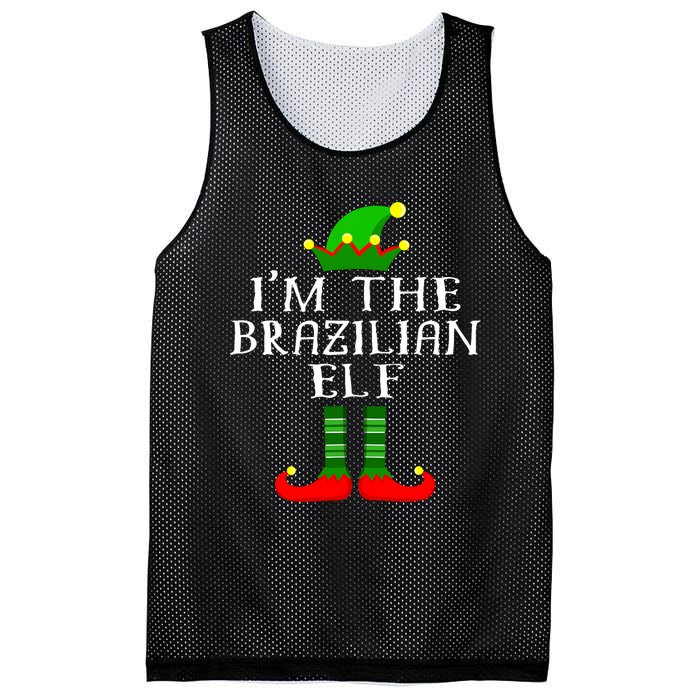 Brazilian Elf Matching Family Christmas Mesh Reversible Basketball Jersey Tank