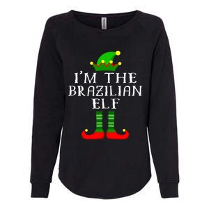 Brazilian Elf Matching Family Christmas Womens California Wash Sweatshirt