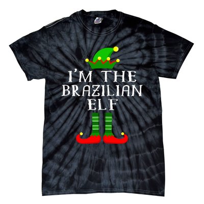 Brazilian Elf Matching Family Christmas Tie-Dye T-Shirt