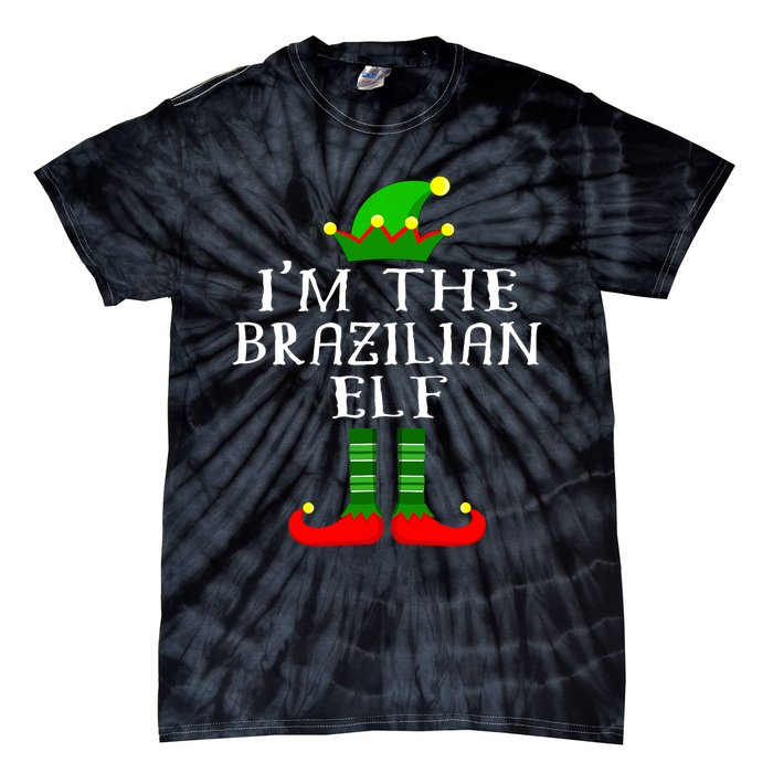 Brazilian Elf Matching Family Christmas Tie-Dye T-Shirt