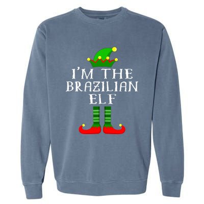 Brazilian Elf Matching Family Christmas Garment-Dyed Sweatshirt