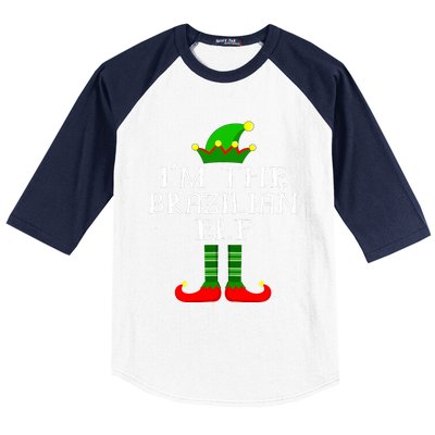 Brazilian Elf Matching Family Christmas Baseball Sleeve Shirt