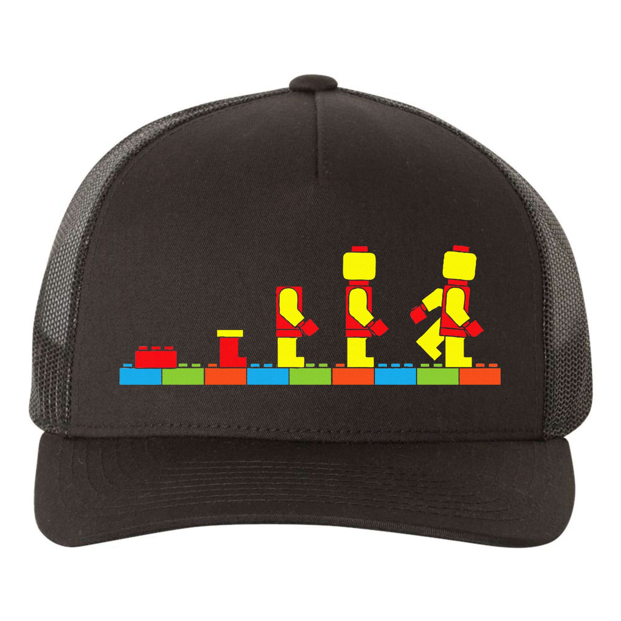 Bricks Evolution Master Builder Blocks Yupoong Adult 5-Panel Trucker Hat