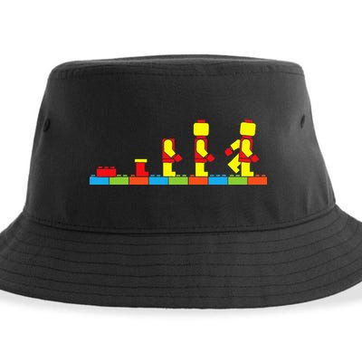 Bricks Evolution Master Builder Blocks Sustainable Bucket Hat