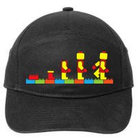 Bricks Evolution Master Builder Blocks 7-Panel Snapback Hat